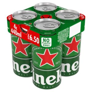 Heineken Original Lager Can 4x440ml