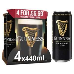 Guinness Draught Stout 4x440ml