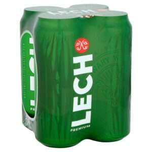 Lech Premium Beer Can 4x500ml