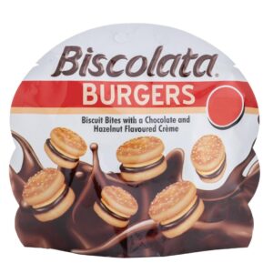 Biscolata Burgers Chocolate Filled Biscuits