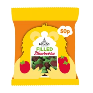 Bonds London Filled Strawberries Sweet Bag