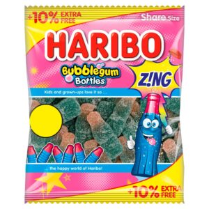 Haribo Bubblegum Bottles Zing Sweet Bag