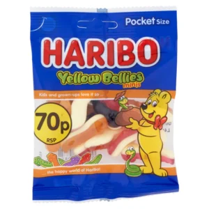 Haribo Yellow Bellies Minis Pocket Size Bag