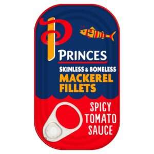 Princes Mackerel Fillets In Spicy Tomato Sauce