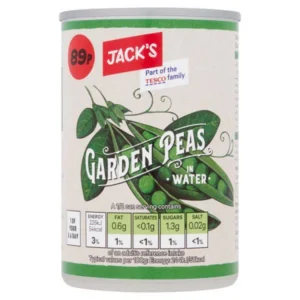 Jack's Garden Peas in Water 300g