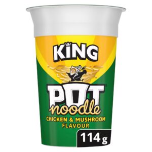 King Pot Noodles Chicken & Mushroom 114g