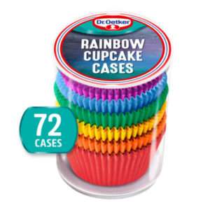 Dr. Oetker Rainbow Cupcake Cases 72x