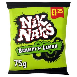 Nik Naks Scampi 'N' Lemon 75g