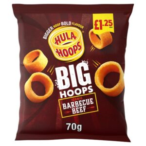 Hula Hoops Big Hoops Iconic Barbecue Beef 70g