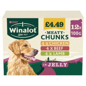 Winalot Meaty Chunks In Jelly 12x100g