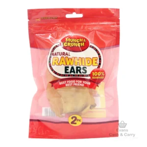 Munch & Crunch Natural Rawhide Ears 2x50g