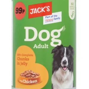Jack's Dog Adult Chunks Chicken In Jelly 415g